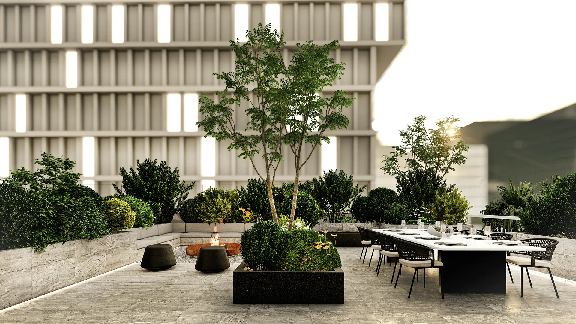 Jardines Edificio Life Parque